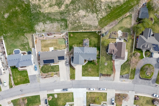 birds eye view of property featuring a residential view
