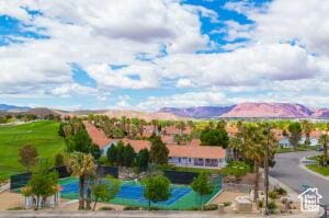 150 S Crystal Lakes Dr Unit 51, St George, UT 84770 - aerial view with a mountain view