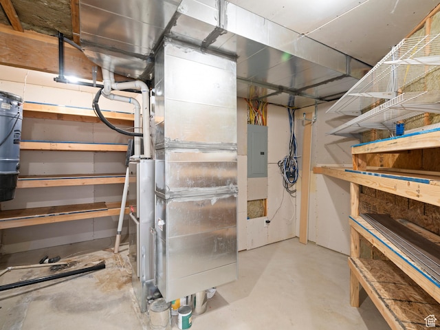 361 W Bridle Cir, Saratoga Springs, UT 84045 - unfinished below grade area featuring electric panel