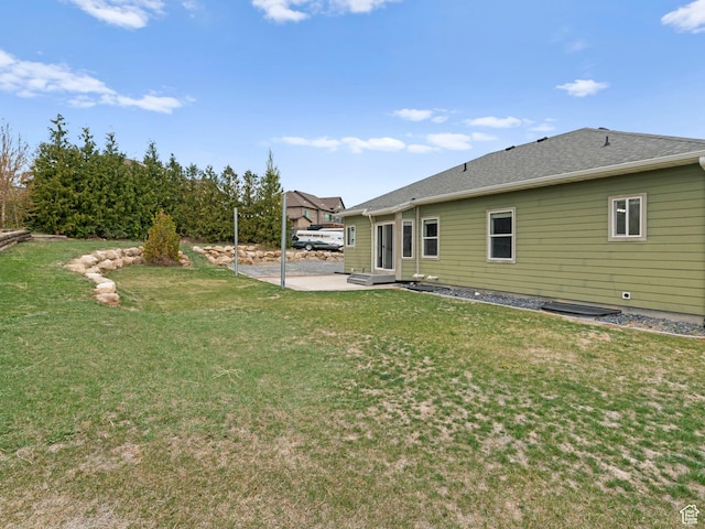 361 W Bridle Cir, Saratoga Springs, UT 84045 - exterior space featuring a patio area and a lawn