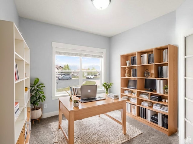 361 W Bridle Cir, Saratoga Springs, UT 84045 - office area with baseboards and carpet