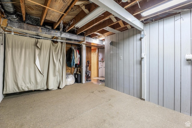 484 W 200 S, Tooele, UT 84074 - unfinished below grade area with carpet floors