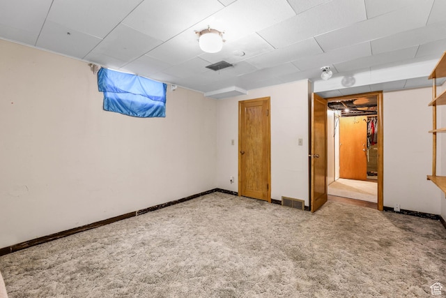 484 W 200 S, Tooele, UT 84074 - finished below grade area featuring visible vents, carpet flooring, and baseboards