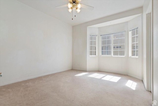 974 W Big River Ct Unit 2, South Salt Lake, UT 84119 - carpeted spare room featuring baseboards and ceiling fan