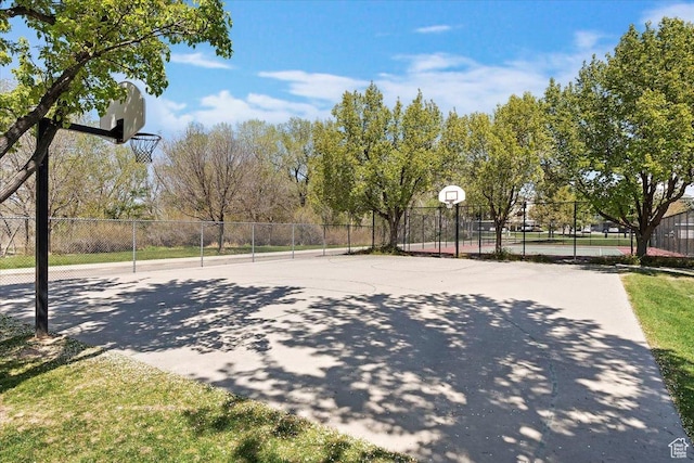 974 W Big River Ct Unit 2, South Salt Lake, UT 84119 - view of basketball court with fence and community basketball court