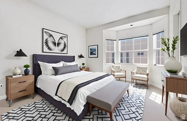 974 W Big River Ct Unit 2, South Salt Lake, UT 84119 - bedroom featuring baseboards
