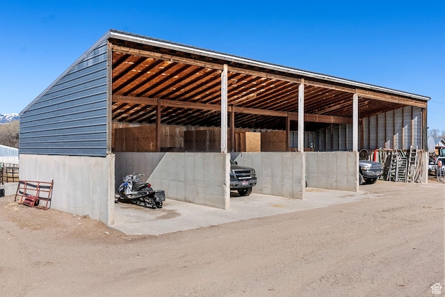 975 N 1400 W, Preston, ID 83263 - exterior space featuring an exterior structure, an outdoor structure, and covered parking