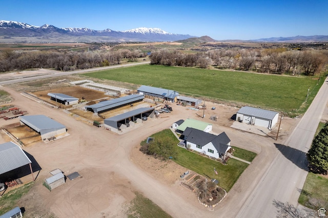 975 N 1400 W, Preston, ID 83263 - aerial view featuring a rural view and a mountain view