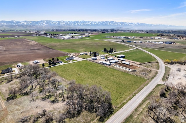 975 N 1400 W, Preston, ID 83263 - aerial view featuring a rural view and a mountain view