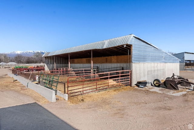 975 N 1400 W, Preston, ID 83263 - view of horse barn featuring a mountain view
