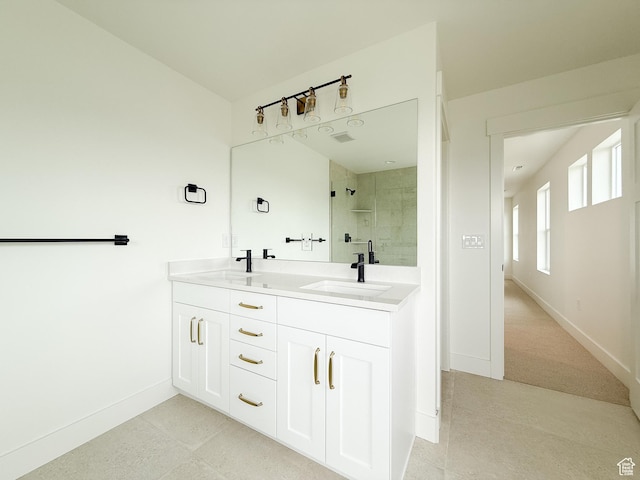 569 W 2030 N, Tooele, UT 84074 - bathroom with a stall shower and double vanity