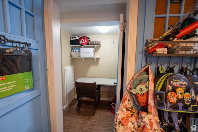 view of storage room