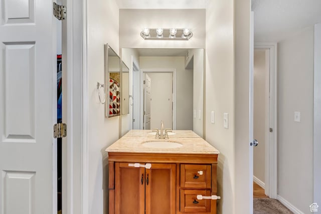 2093 N Morning Star Dr, Saratoga Springs, UT 84045 - bathroom featuring baseboards and vanity
