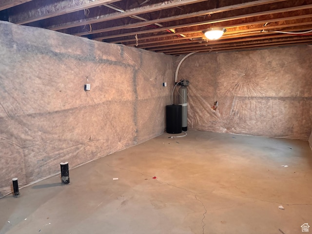 837 N 150 W, Santaquin, UT 84655 - unfinished basement featuring a water softener system