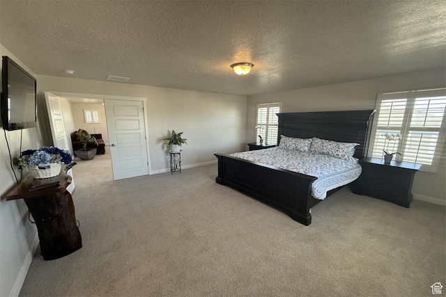 6129 W Coulee Ln, West Jordan, UT 84081 - carpeted bedroom featuring baseboards and a textured ceiling