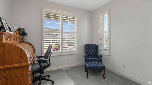 6129 W Coulee Ln, West Jordan, UT 84081 - carpeted office with baseboards
