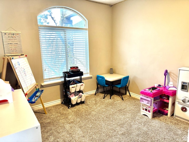 8675 N Franklin Dr E, Eagle Mountain, UT 84005 - game room with carpet floors and baseboards