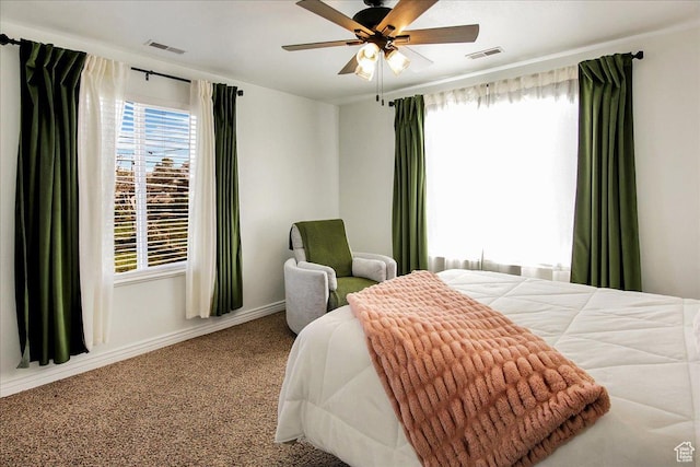 5701 S 2700 W, Roy, UT 84067 - carpeted bedroom with a ceiling fan and baseboards