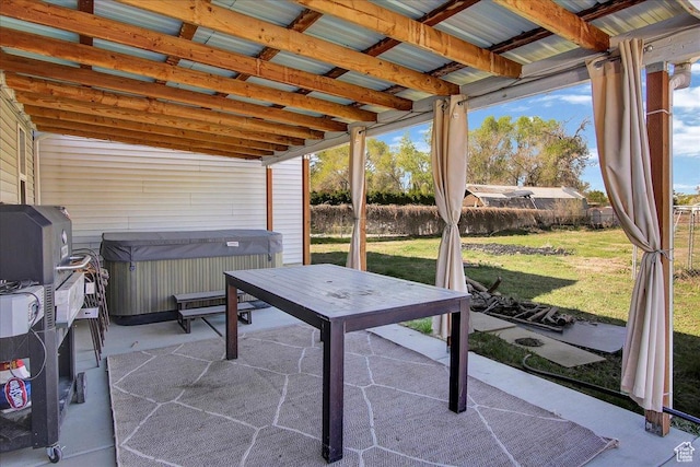 5701 S 2700 W, Roy, UT 84067 - view of patio with a hot tub