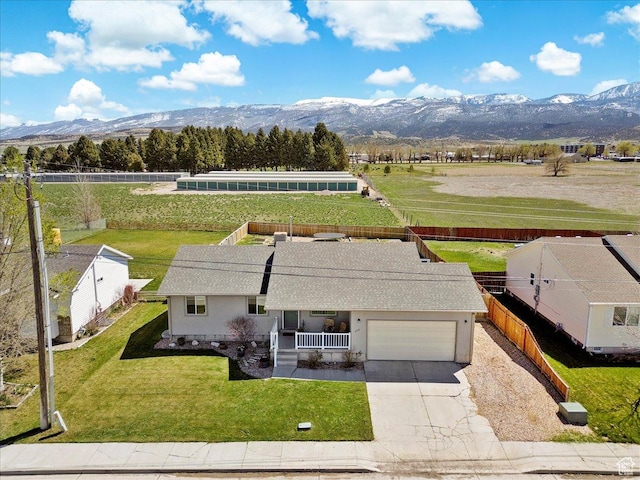 606 N 200 W, Ephraim, UT 84627 - bird's eye view with a mountain view and a rural view