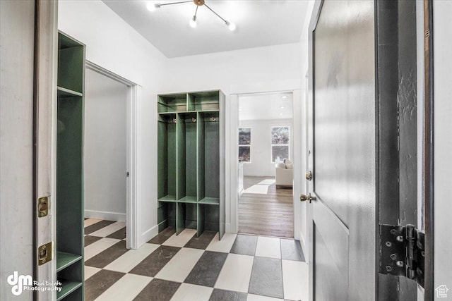 interior space featuring tile patterned floors