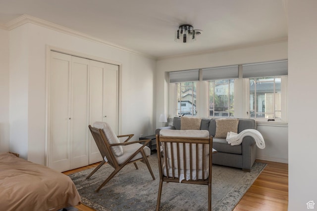 381 E 11th Ave, Salt Lake City, UT 84103 - interior space with baseboards, wood finished floors, a wealth of natural light, and crown molding