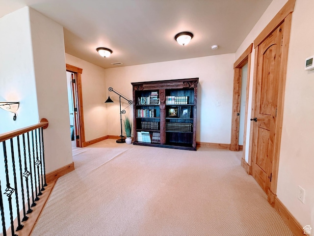 2605 E Woodland Way, Woodland, UT 84036 - interior space featuring visible vents, baseboards, and light carpet