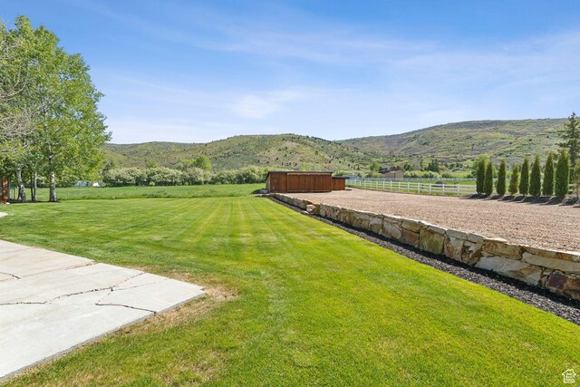 2605 E Woodland Way, Woodland, UT 84036 - view of yard featuring a mountain view and a view of rural / pastoral area