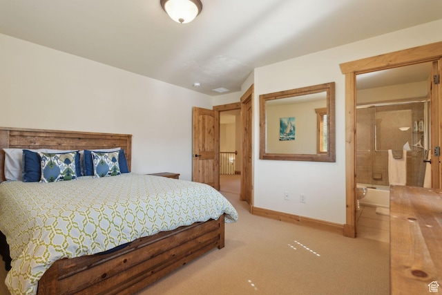 2605 E Woodland Way, Woodland, UT 84036 - bedroom featuring carpet flooring, ensuite bath, and baseboards