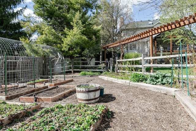 770 Orchard Dr, River Heights, UT 84321 - view of yard with a garden and fence