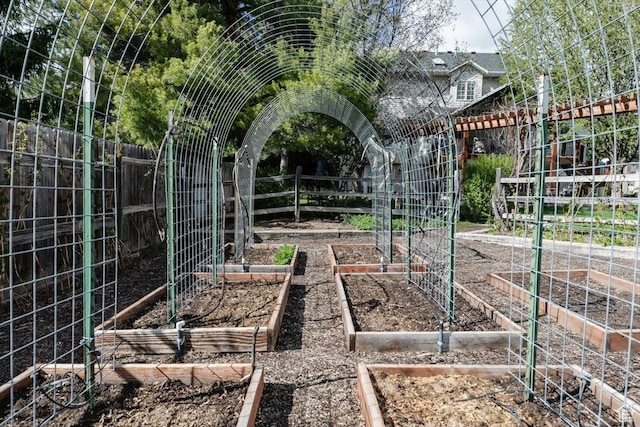 770 Orchard Dr, River Heights, UT 84321 - view of yard with a garden and fence