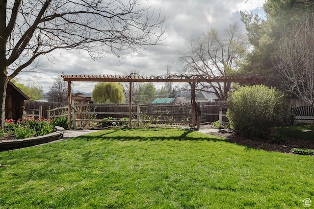 770 Orchard Dr, River Heights, UT 84321 - view of yard with a fenced backyard
