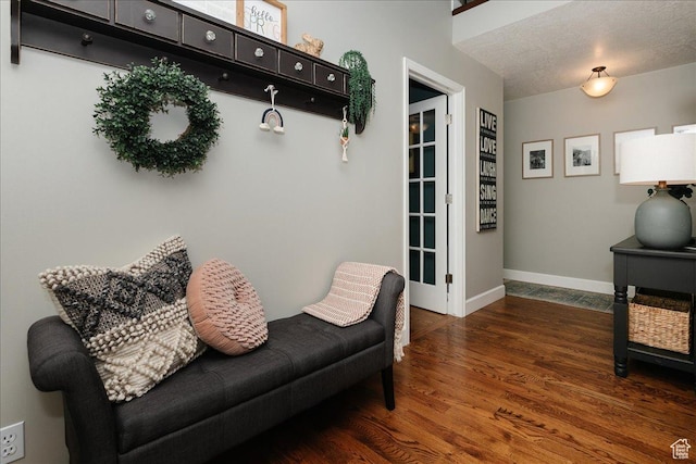 770 Orchard Dr, River Heights, UT 84321 - sitting room featuring baseboards and wood finished floors