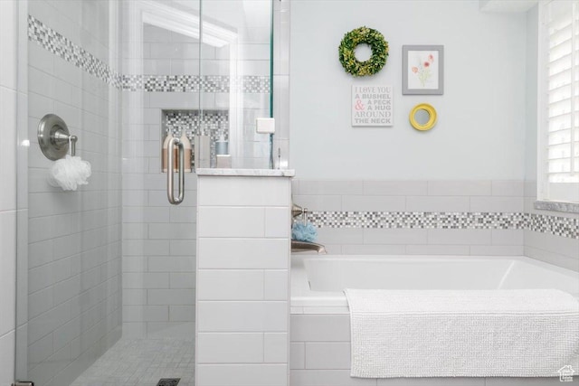 770 Orchard Dr, River Heights, UT 84321 - bathroom with a shower stall and a bath