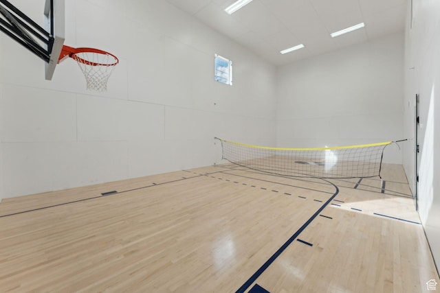 view of basketball court featuring community basketball court