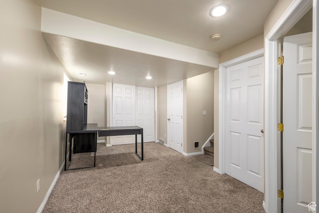 1426 N Quincy Ave, Ogden, UT 84404 - interior space featuring visible vents, baseboards, and recessed lighting