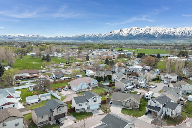 818 W 530 S, Logan, UT 84321 - aerial perspective of suburban area with a mountainous background