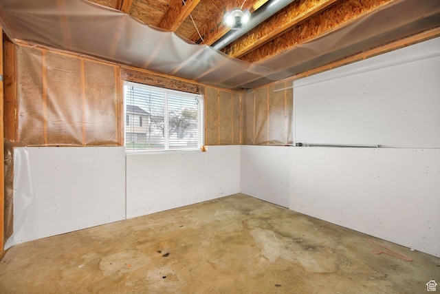 818 W 530 S, Logan, UT 84321 - spare room featuring unfinished concrete floors