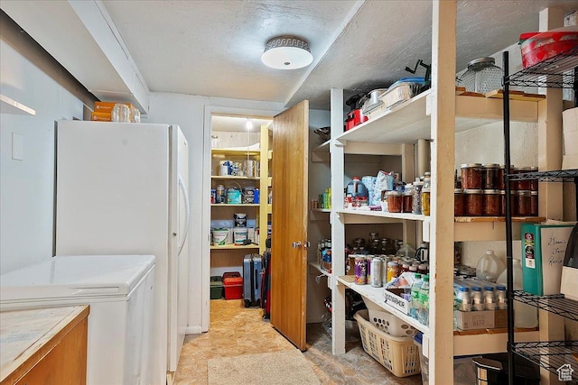 view of storage area