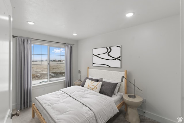 556 N 800 W, Smithfield, UT 84335 - carpeted bedroom featuring baseboards and recessed lighting