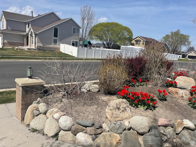 exterior details with fence