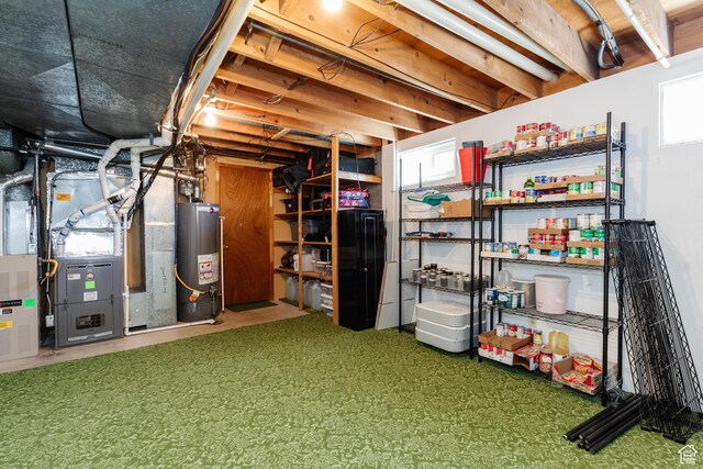 1550 E 2100 N, North Logan, UT 84341 - basement with heating unit and water heater