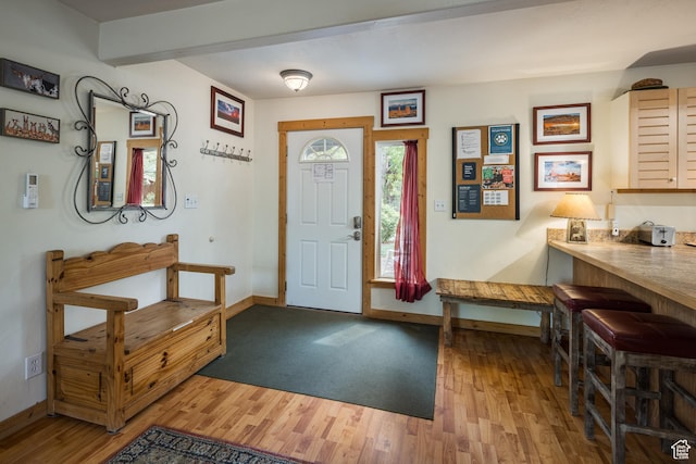 168 S 100 W, Moab, UT 84532 - entryway featuring wood finished floors and baseboards