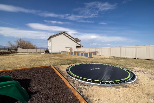 1394 S 1700 W, Vernal, UT 84078 - view of yard with fence and a trampoline