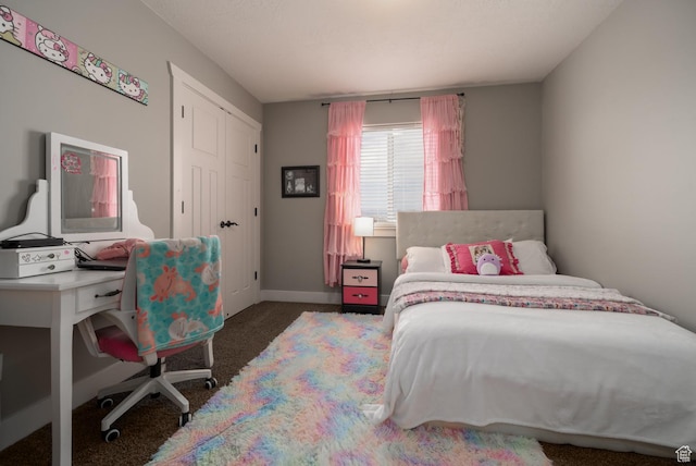 1394 S 1700 W, Vernal, UT 84078 - bedroom featuring baseboards, carpet, and a closet