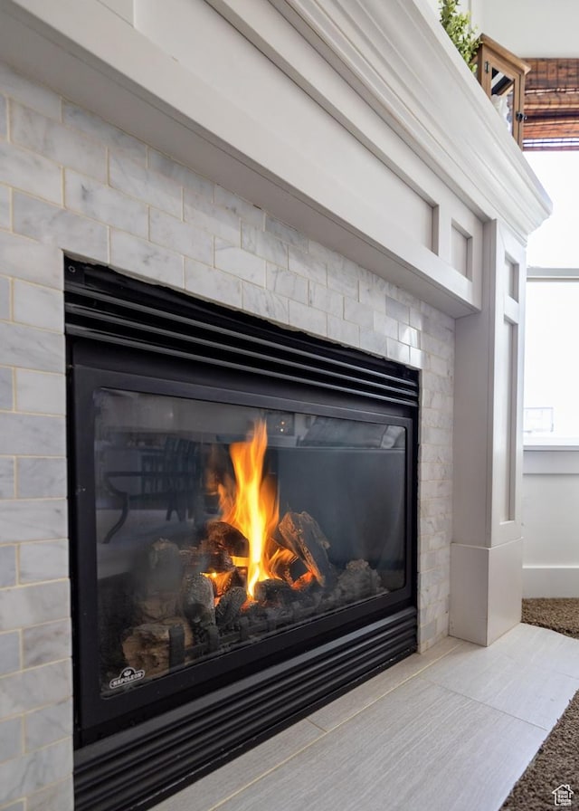 1394 S 1700 W, Vernal, UT 84078 - interior details featuring baseboards and a glass covered fireplace