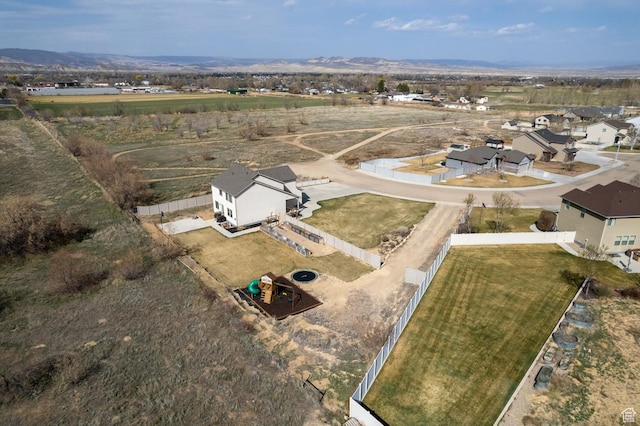 1394 S 1700 W, Vernal, UT 84078 - birds eye view of property featuring a rural view and a mountain view