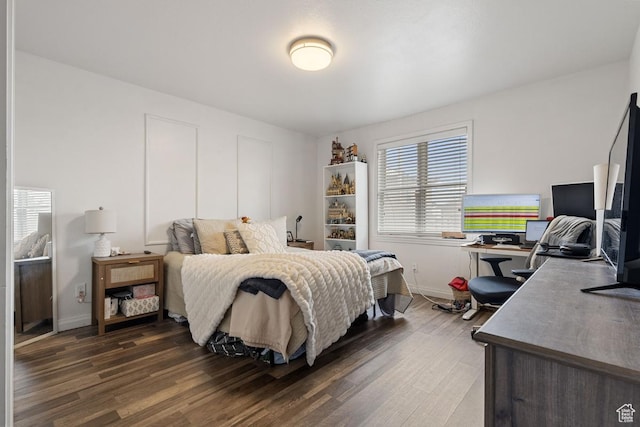 56 S 1000 E, Springville, UT 84663 - bedroom featuring wood finished floors, an office area, and baseboards