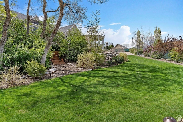 view of yard