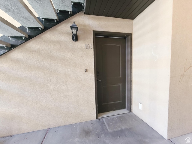 317 S 1000 W Unit 103, Pleasant Grove, UT 84062 - view of exterior entry featuring stucco siding